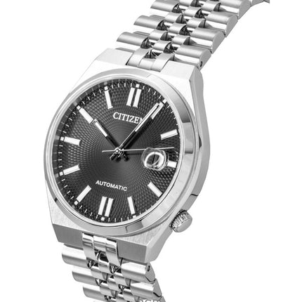 Citizen Tsuyosa 60 rustfrit stål sort urskive automatisk NK0020-55E herreur