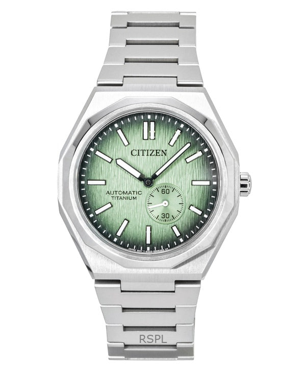 Citizen Zenshin 60 Super Titanium grøn urskive automatisk NK5020-58X 100M herreur