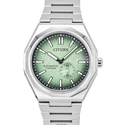 Citizen Zenshin 60 Super Titanium grøn urskive automatisk NK5020-58X 100M herreur