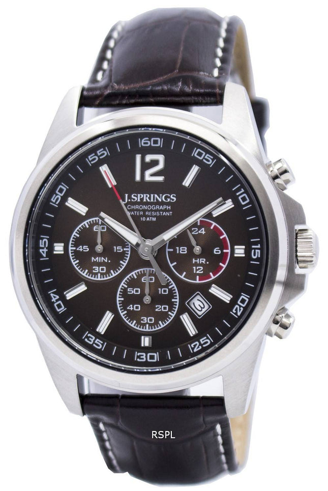 J.Springs af Seiko Chronograph rustfrit stål 100M NPFC404 Herreur
