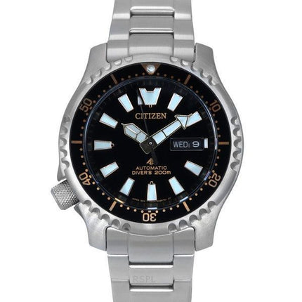 Citizen Promaster Marine Limited Edition Black Dial Automatic Diver&#39,s NY0160-66E 200M herreur med ekstra rem