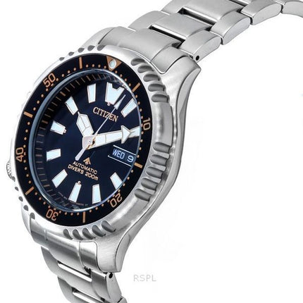 Citizen Promaster Marine Limited Edition Black Dial Automatic Diver&#39,s NY0160-66E 200M herreur med ekstra rem