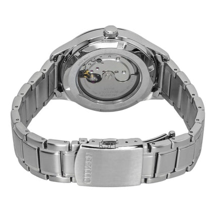 Citizen rustfrit stål blå urskive automatisk NY4058-79L herreur