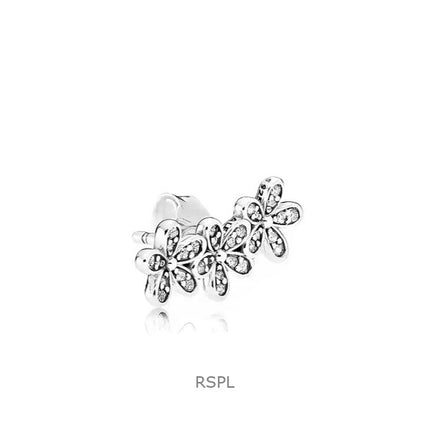 Pandora Daisy Flower Øreringe med Klar Kubisk Zirkon P-290744CZ til Kvinder