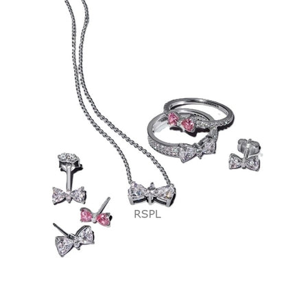 Pandora Mousserende Sløjfe Ørering Med Klar Kubisk Zirkon P-293506C01 Til Kvinder
