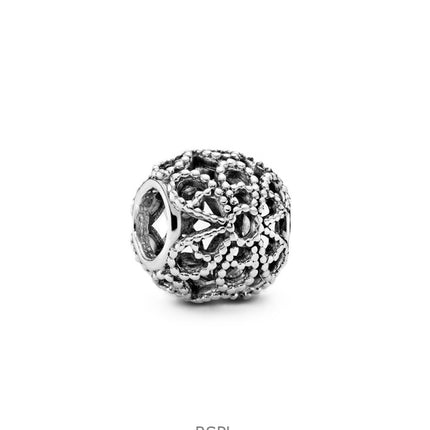 Pandora Åbent Blomstervedhæng Med Klare Perler P-791282 Til Kvinder