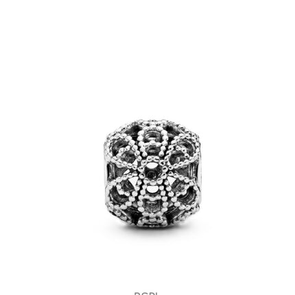 Pandora Åbent Blomstervedhæng Med Klare Perler P-791282 Til Kvinder
