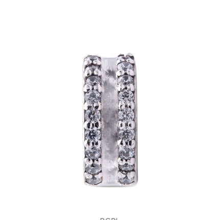 Pandora Sterling Sølv Charm Med Klar Kubisk Zirkon P-798422C01 Til Kvinder