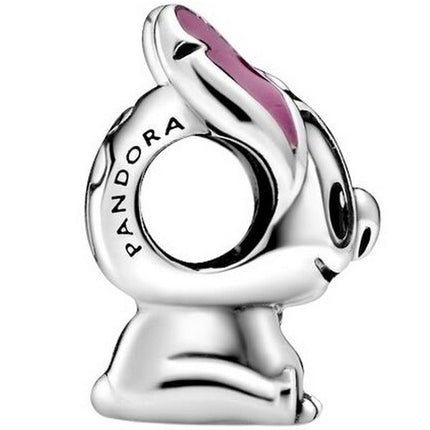 Pandora Disney Lilo Og Stitch Sølv Charm Med Sort Og Lilla Emalje 798844C01 Til Damer