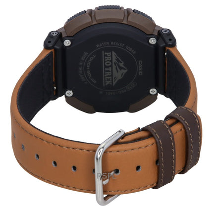 Casio Pro Trek Climber Line digital læderrem solcelledrevet PRG-340L-5 100M herreur