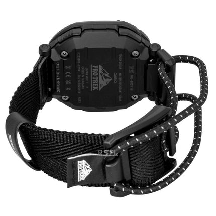 Casio Pro Trek analog digital smartphone link stofrem sort urskive solcelle PRJ-B001B-1 100M herreur
