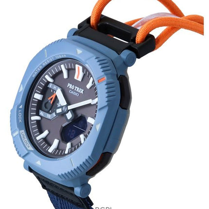 Casio Pro Trek Hiker Line Analog Digital Mobil Link Stofrem Grey Dial Tough Solar PRJ-B001B-2 100M herreur