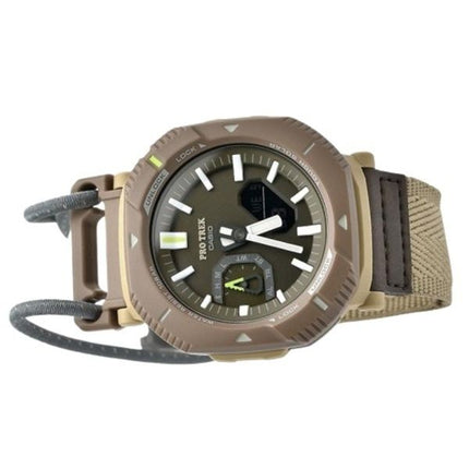 Casio Pro Trek Analog Digital Smartphone Link Stofrem Grøn Skive Tough Solar PRJ-B001B-5 100M Unisex Ur