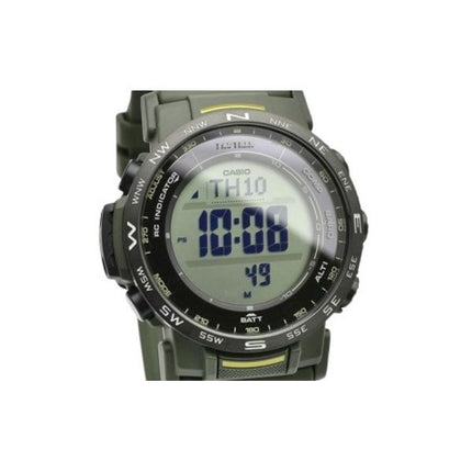 Casio Pro Trek digital biobaseret harpiksrem Tough Solar PRW-35Y-3B 100M unisex-ur