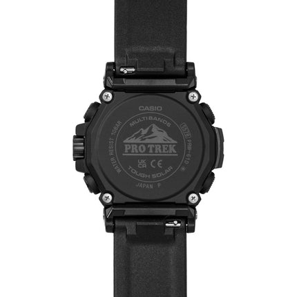 Casio Pro Trek Dragon Eye analog digital radiostyring hvid urskive solcelle PRW-61D-2 100M herreur