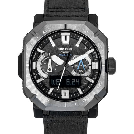 Casio Pro Trek analog digital smartphone link sort urskive solcelle PRW-B1000B-2 100M herreur