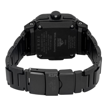Casio Pro Trek White Mountaineering Analog Digital Smartphone Link Black Dial Solar PRW-B1000WM-1 100M Men's Watch