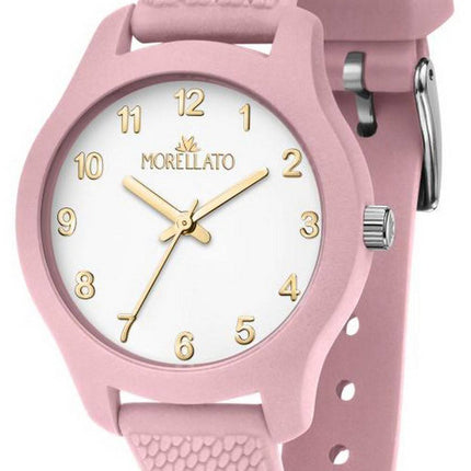 Morellato blÃ¸d hvid skive plastrem Quartz R0151163512 dameur