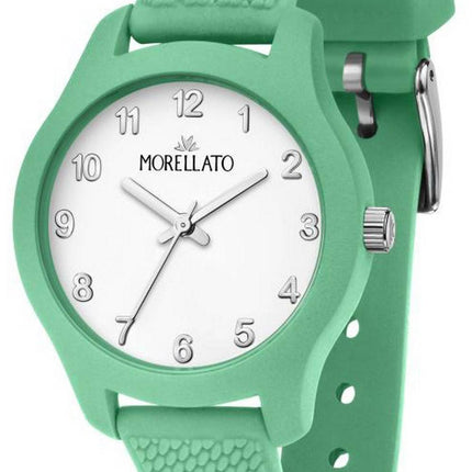 Morellato blÃ¸d hvid skive plastrem Quartz R0151163513 dameur