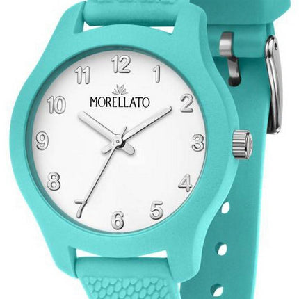 Morellato blÃ¸d hvid skive plastrem Quartz R0151163514 dameur