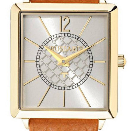 Trussardi T-Princess Silver Dial LÃ¦derrem Quartz R2451119505 Dameur
