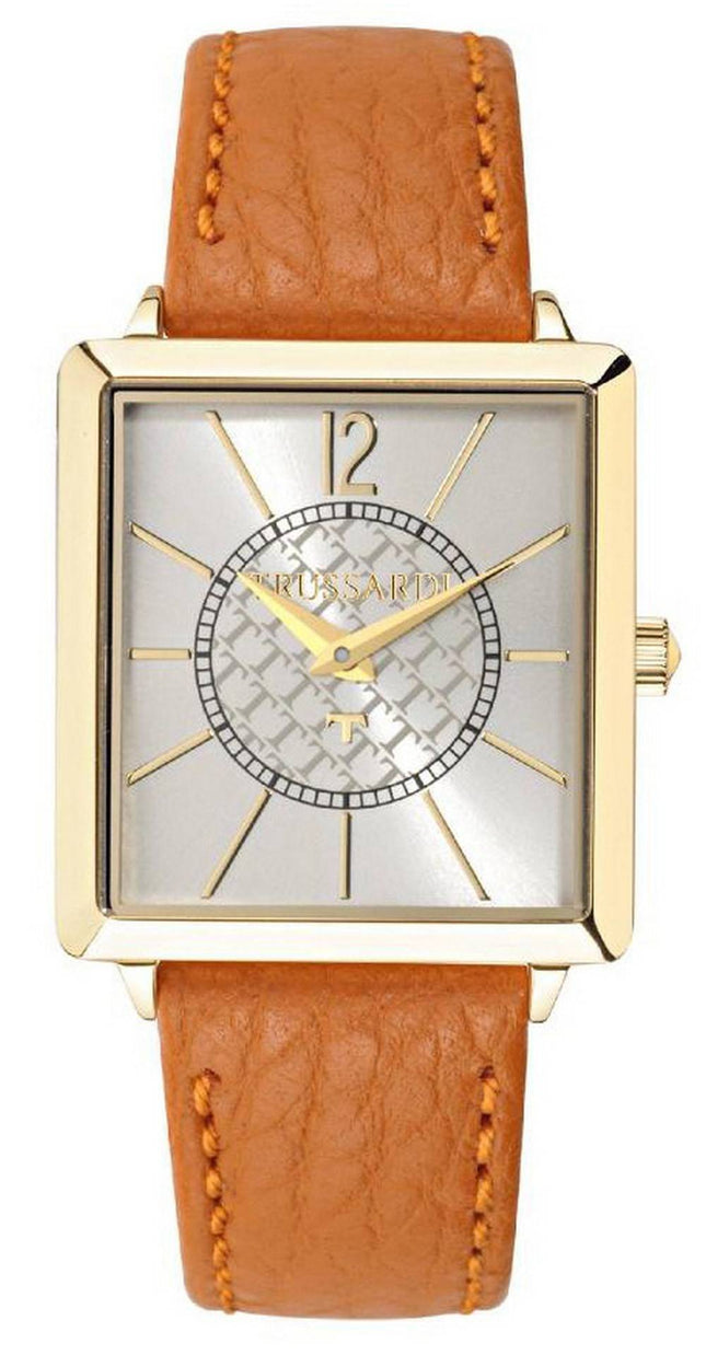 Trussardi T-Princess Silver Dial LÃ¦derrem Quartz R2451119505 Dameur