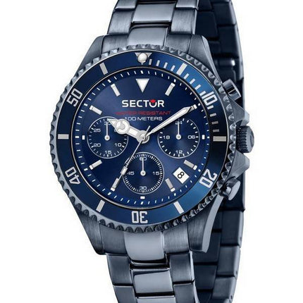 Sector 230 Chronograph Dark Blue Dial Rustfrit StÃ¥l Quartz R3273661026 100M herreur