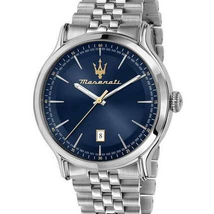 Maserati Epoca Stainless Steel Blue Dial Quartz R8853118021 100M herreur