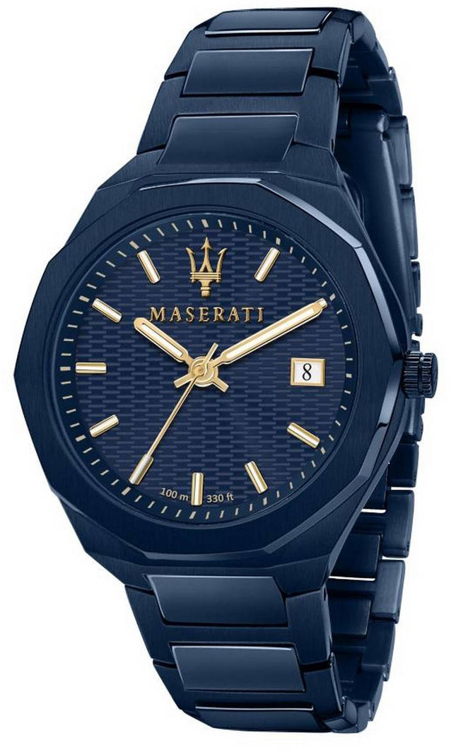 Maserati Potenza Grey Dial Rustfrit StÃ¥l Quartz R8853108007 100M herreur