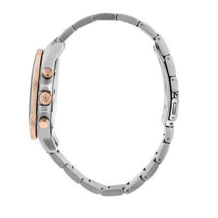 Maserati Competizione Chronograph Two Tone Rustfrit Steel Green Dial Quartz R8873600004 100M herreur