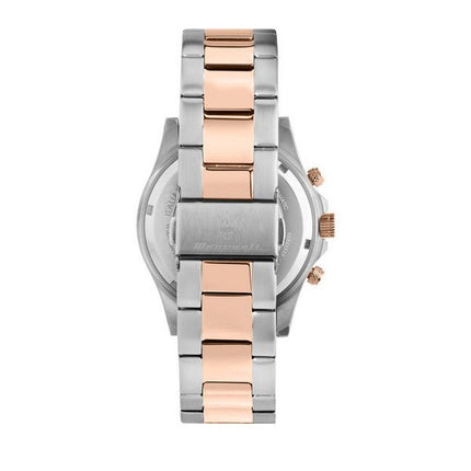 Maserati Competizione Chronograph Two Tone Rustfrit Steel Green Dial Quartz R8873600004 100M herreur