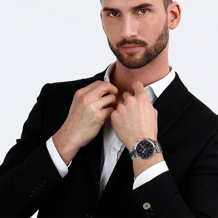 Maserati Epoca Limited Edition Chronograph Rustfrit stål Black Dial Quartz R8873618029 100M herreur