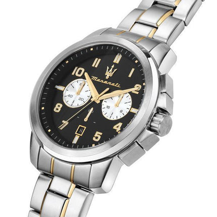 Maserati Successo Limited Edition Chronograph Rustfrit stål Black Dial Quartz R8873621028 Herreur