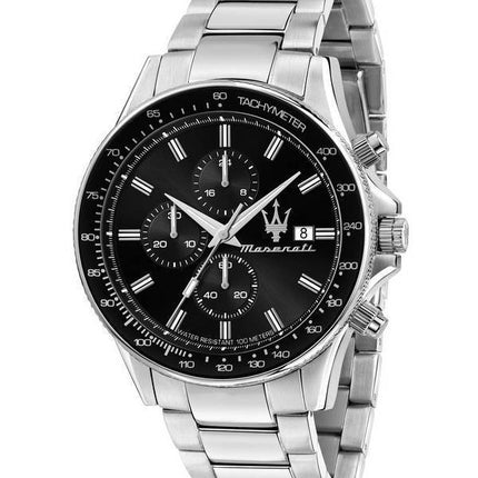 Maserati Sfida Chronograph Black Dial Quartz R8873640015 100M herreur