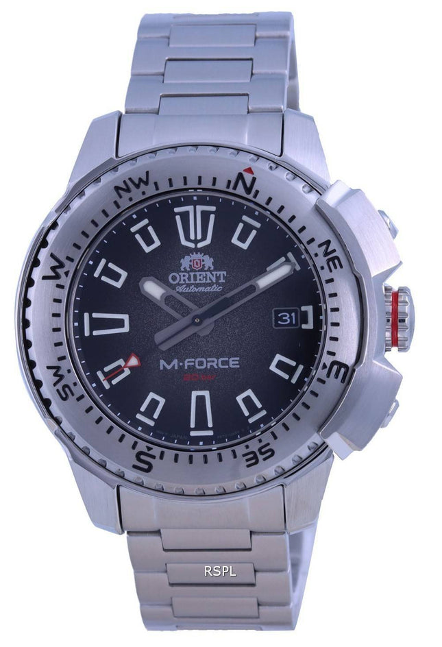 Orient M-Force Black Dial Automatic Diver',s RA-AC0N01B10B 200M Herreur