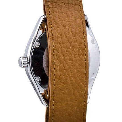 Orient Sports læderrem Abrikosurskive Automatisk dykker RA-AC0Q05P10B RA-AC0Q05P30B 200M herreur