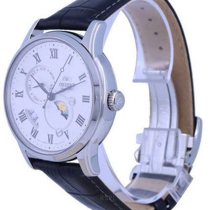 Orient Classic Sun And Moon White Dial Automatisk RA-AK0008S10B RA-AK0008S30B herreur