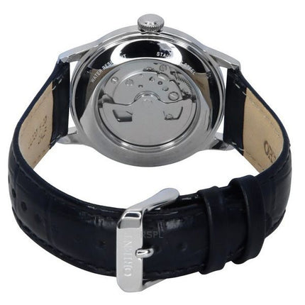 Orient Classic Bambino Version 2 Small Seconds Sort læderrem Silver Dial Automatisk RA-AP0104S herreur