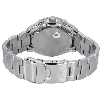 Orient Chronograph rustfrit stål sort skive Solar Diver&#39,s RA-TX0202B10B 200M herreur