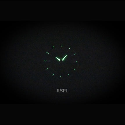 Orient Star moderne rustfrit stål grøn urskive automatisk RE-AU0107E 100M herreur