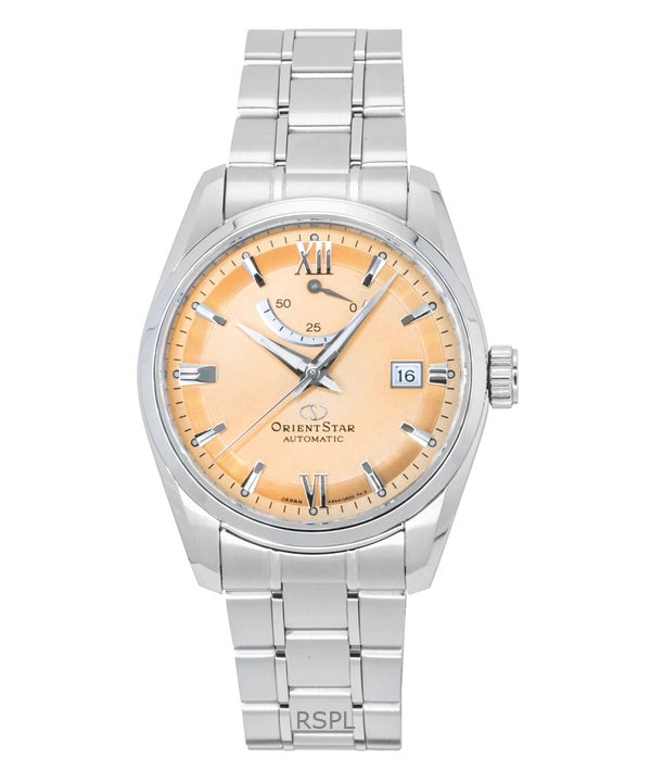 Orient Star moderne rustfrit stål kobber urskive automatisk RE-AU0108G 100M herreur