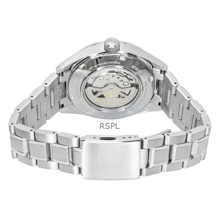 Orient Star Keshiki Limited Edition rustfrit stål åbent hjerte blå grå urskive automatisk RE-AV0132L 100M herreur