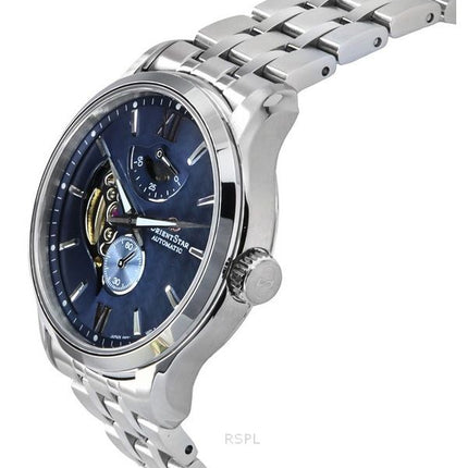 Orient Star Contemporary rustfrit stål blå skive automatisk RE-AV0B08L00B 100M herreur