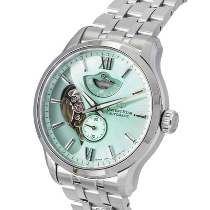 Orient Star Contemporary Limited Edition Åbent Hjerte Mintgrøn Automatisk RE-AV0B11E 100M Herreur