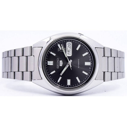 Renoveret Seiko 5 sort urskive automatisk SNXS79K1 herreur