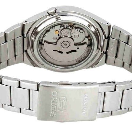 Renoveret Seiko rustfrit stål blå urskive automatisk SNKC51J1 herreur