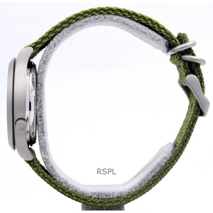 Renoveret Seiko 5 militær grøn urskive automatisk SNK805K2 herreur