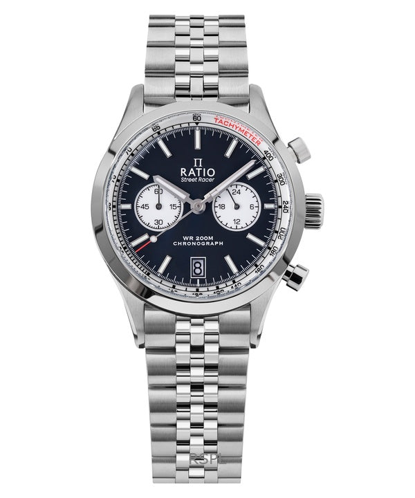 Ratio Street Racer Chronograph RTC012 200M ur med omvendt panda-urskive