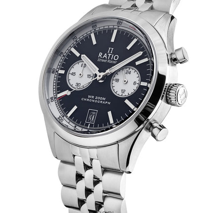 Ratio Street Racer Chronograph RTC012 200M ur med omvendt panda-urskive