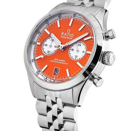 Ratio Street Racer Chronograph RTC016 200M Ur med omvendt Panda-urskive